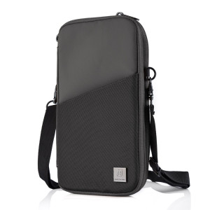 Etui na paszporty i dokumenty do samolotu praktyczny organizer
podróżny na paszporty, karty i inne akcesoria wodoodporny z RFID czarny | Travel Organizer