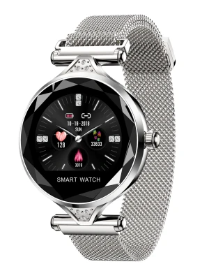 ZEGAREK DAMSKI SMARTWATCH H1 LUXURY MESH PL