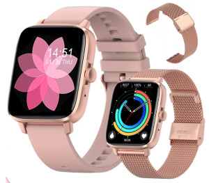 ZEGAREK SMARTWATCH CIŚNIENIOMIERZ PULSOKSYMETR ROZMOWY POL MENU