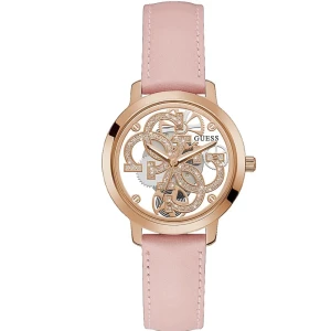 ZEGAREK DAMSKI GUESS NIGHT LIFE RÓŻOWO ZŁOTY PASEK