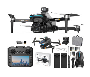 DRON AE8 EVO KAMERY 4K PAD Z EKRANEM GPS EIS OMIJANIE PRZESZKÓD 2xAKUM 6KM