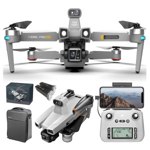 DRON AE86 PRO KAMERY 4K GPS 18KM EIS OMIJANIE PRZESZKÓD 2xAKUM 8000mAh