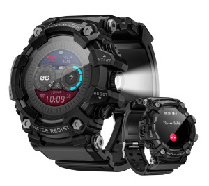 ZEGAREK MĘSKI SMARTWATCH LOKMAT ATTACK GT WODOODPORNY CIŚNIENIOMIERZ ROZMOWY PL MENU