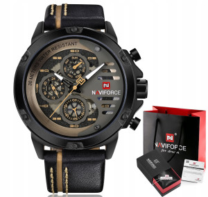 ZEGAREK MĘSKI NAVIFORCE NF9110 MILITARY SKÓRA