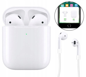 SŁUCHAWKI BEZPRZEWODOWE i500 TWS POWERBANK + PASEK