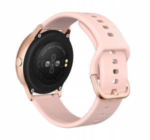 PASEK SYLIKONOWY DO ZEGARKA SMARTWATCH DT88 RÓŻOWY