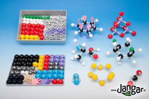 Duży zestaw do chemii organicznej i nieorganicznej