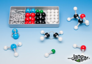 Podstawowy zestaw organiczny – zestaw do konstruowania prostych cząsteczek chemicznych