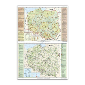 Duo mapa krajoznawcza polski - historia i kultura / przyroda