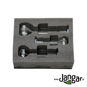 Zestaw w piance: 3 kolby miarowe boro (10,25,50 ml)