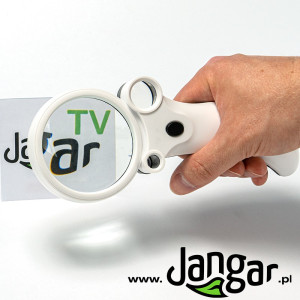 Lupa podświetlana 2,5x/65mm, 25x/55x, led