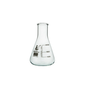 Kolba stożkowa 200 ml, wąska szyja (borokrzemian.)