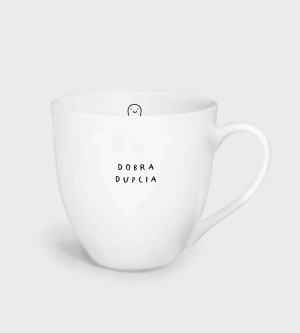 Kubek porecelanowy - Dobra Dupcia - 620 ml