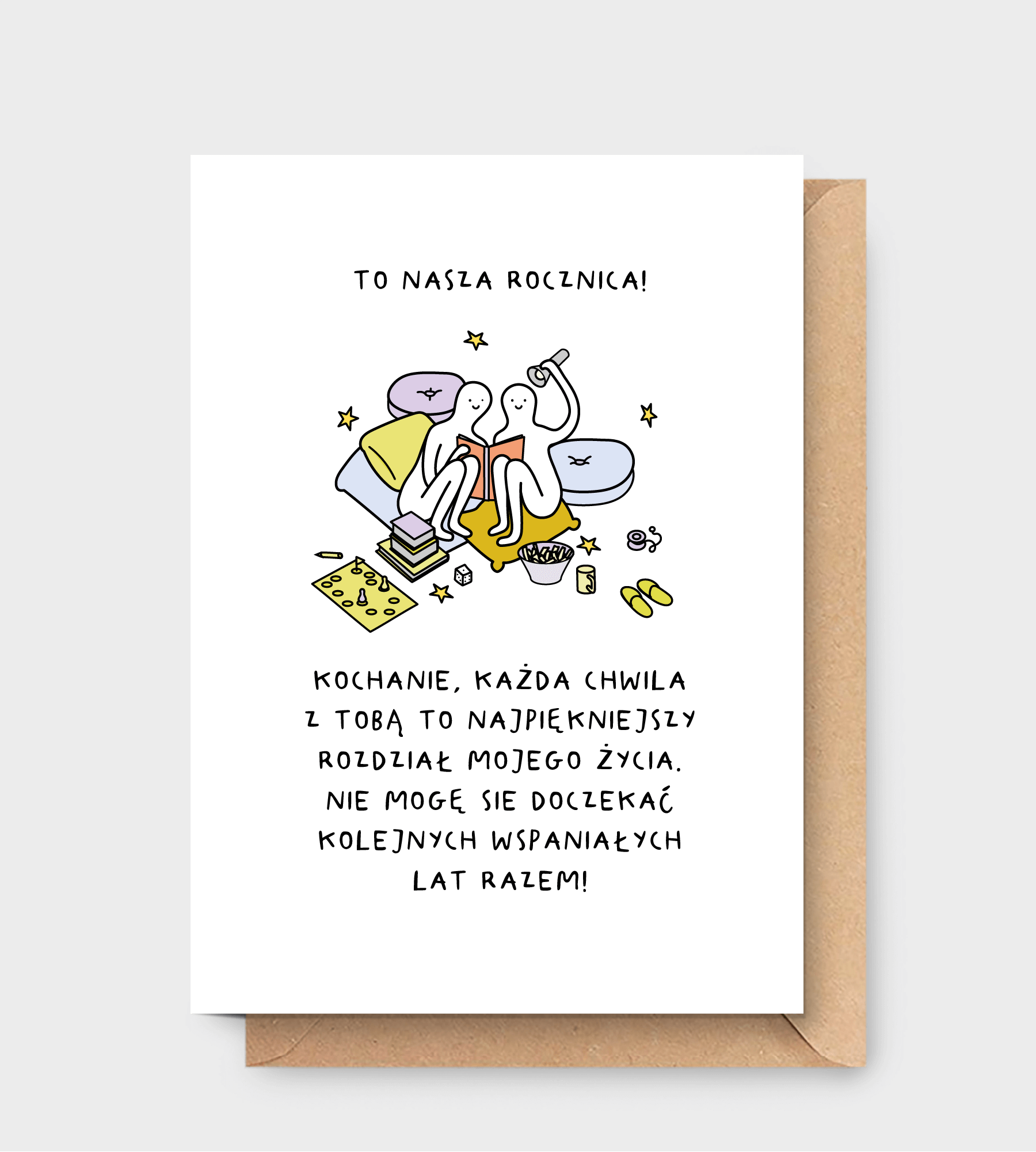 Kartka na rocznicę - Każda chwila z Tobą to najpiękniejszy rozdział mojego życia