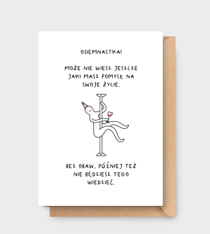 Kartka urodzinowa - Osiemnastka!