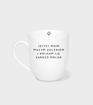 Kubek porcelanowy - Jesteś moim małym żuczkiem - 330 ml