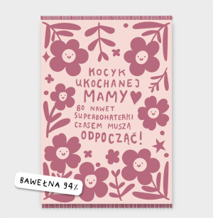 Koc 94% bawełna - Kocyk ukochanej Mamy