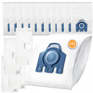 12X Worki Do Odkurzacza Miele 3D Complete C2 C3 Classic C1 + 3 Filtry