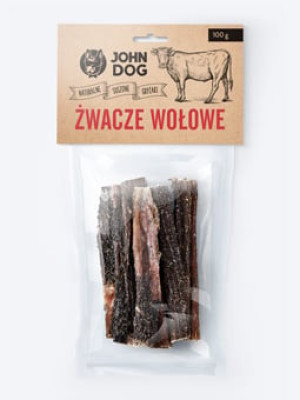 Żwacze wołowe dla psa Suszony naturalny gryzak - 1 kg