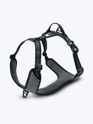 Szelki guard dla psa Truelove Lumen czarny - L