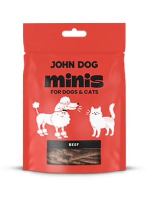 Przysmak dla psa i kota Wołowina John Dog Minis 80g
