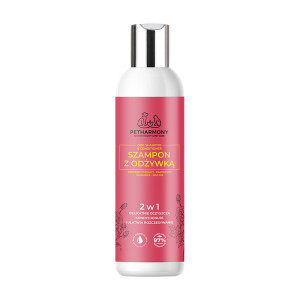 Szampon z odżywką dla psa i kota 2w1 Petharmony 200 ml