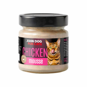 Karma mokra dla kota Kurczak Mus 170g John Dog for Cats