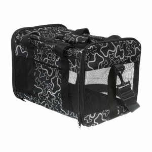 Torba transporter dla psa Adrina Trixie czarno-biała