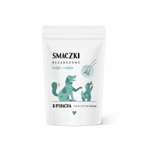 Bezzbożowe smaczki dla psa Indyk z miętą Psiacha 80 g