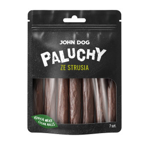 Przysmak dla psa ze strusia Paluchy John Dog 7 szt.