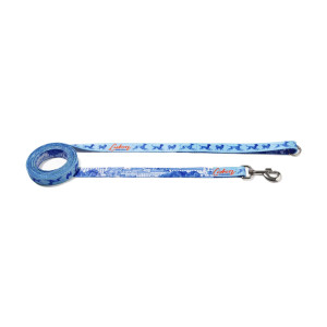 Smycz prosta dla psa niebieska John Dog Lizbona 3 m - 2,5 cm