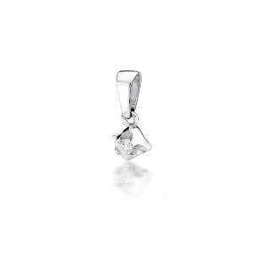 Złota zawieszka z brylantem Z-155 0,10ct