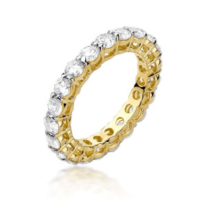 Złoty pierścionek z brylantem W-519 2,52ct
