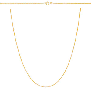 Złoty łańcuszek pełny Lisi ogon 45 cm pr. 585