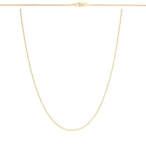 Złoty łańcuszek pełny Snake 50 cm pr. 585