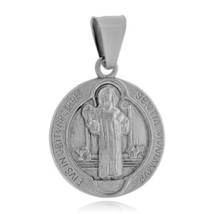 Srebrny medalik Jezus w kółku pr. 925