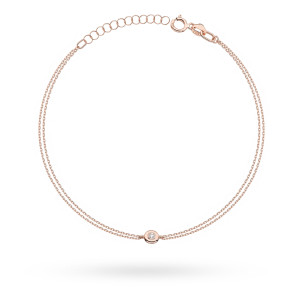Bransoletka B038 z diamentem pr. 585