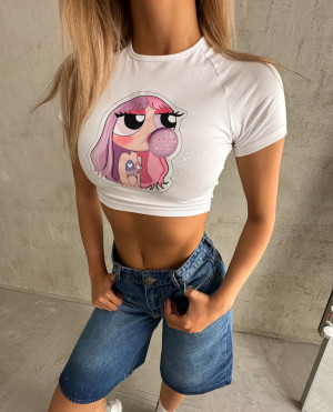 BAZAAR - The Gummy T-Shirt SS25 - ΛΕΥΚΟ - xs/s