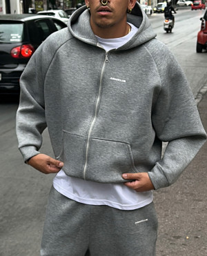 The Brendok AW26 Ζακετα Φουτερ - ΓΚΡΙ - m/l