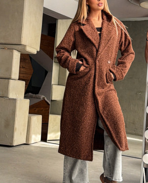 The Madi AW26 Παλτο Μαξι - BROWN - ONE-SIZE