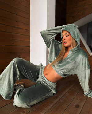 The Dilma AW26 Σετ Βελουδο - ΜΙΝΤ - l/xl