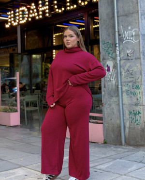 The Joy AW26 Σετ Μπλουζα / Παντελονα - WINE - xl/xxl