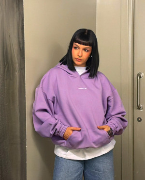 The Deilan AW26 Μπλουζα Φουτερ - ΛΙΛΑ - l/xl