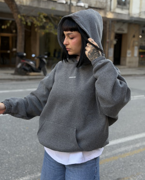 The Deilan AW26 Μπλουζα Φουτερ - ΓΚΡΙ - l/xl
