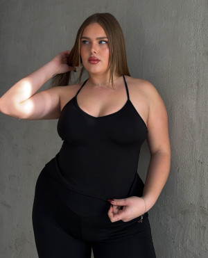 Μπλουζα Αμανικη Rosie SS26 PowerPlay Collection - ΜΑΥΡΟ - xl/xxl