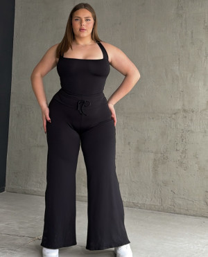 Παντελονα Natalie SS26 PowerPlay Collection - ΜΑΥΡΟ - xl/xxl