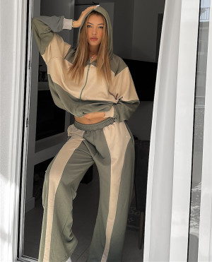 Σετ Ζακετα / Παντελονα Betro Χακι SS26 The Pulse Collection - ΧΑΚΙ - xl/xxl
