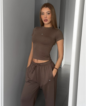 Σετ Τοπ / Παντελονα Persa SS26 - TAN - xl/xxl