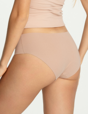 Figi Cotton Mood Classic Beżowe – klasyczne bawełniane figi