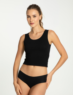 Figi Cotton Mood Classic Czarne – klasyczne bawełniane figi